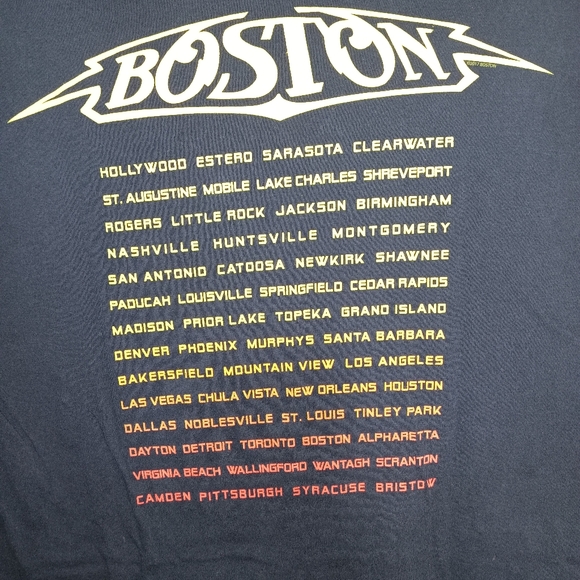 Boston Hyper Space Tour Concert T-Shirt Band Tee Size Med - Picture 4 of 4